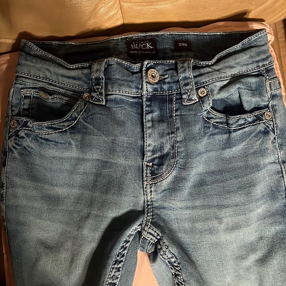 Buckle black , size 29S straight leg
